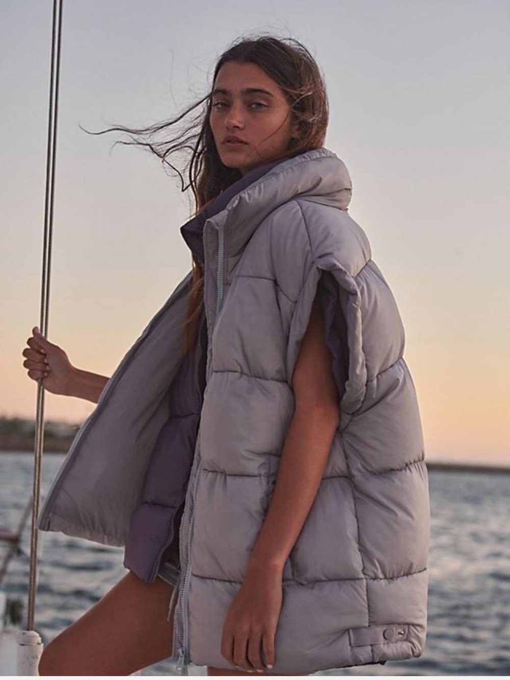 Free People In A Bubble Puffer Vest